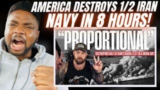 Brit Reacts To AMERICA OBLITERATES HALF OF IRAN’s NAVY IN 8 HOURS!