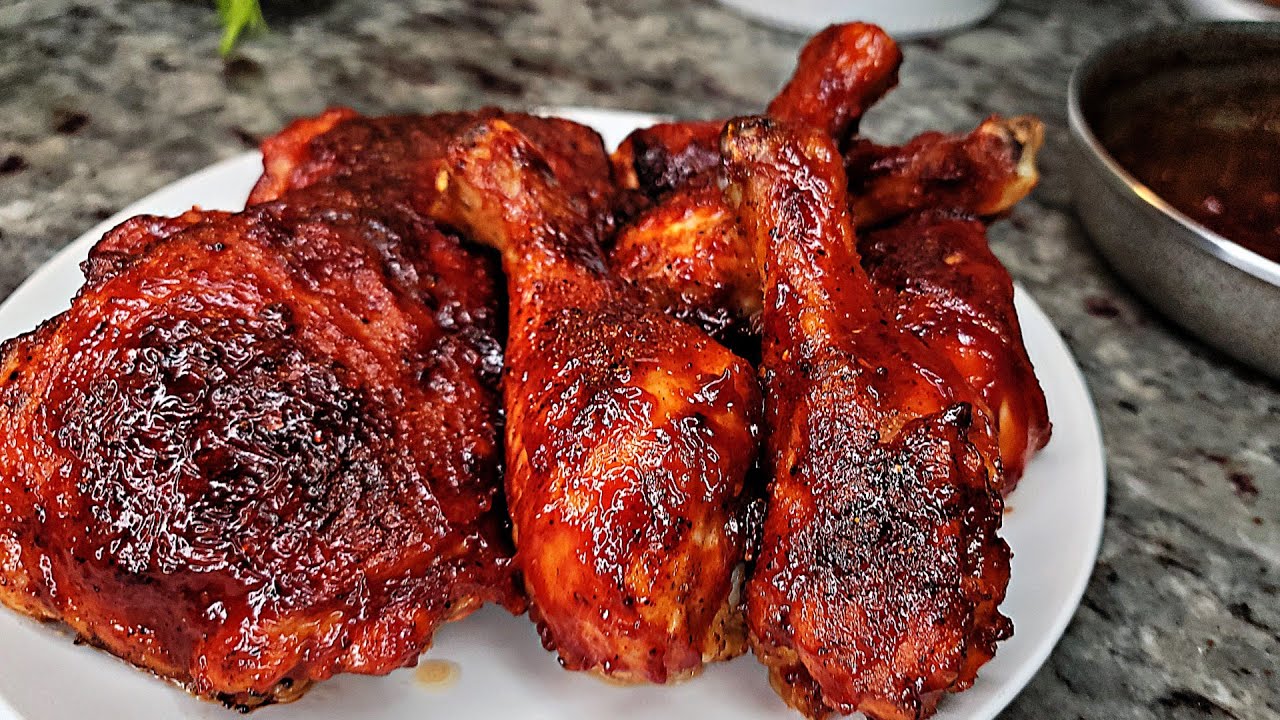 2 Easy Oven Baked BBQ Chicken Barbecue Sauce Recipe