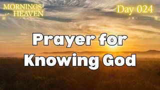 You are Not Alone, but a Cherished Child of the Most High | Mornings in Heaven Day 24