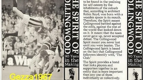 The Spirit of Collingwood- The Full Historic Video...