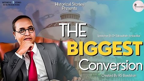 The Biggest Conversion | बाबासाहेबांनी बौद्ध धम्म का स्वीकारला | Full speech | Dikshabhoomi | RS