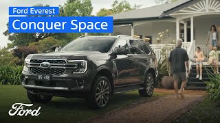 See how the Ford Everest was designed to maximise space, light and comfort