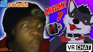 DONT LET FURRIES PUT CREAM IN YOUR COFFEE! - VRChat Furry Invades Omegle: Episode 42