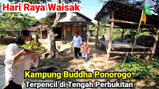 Perayaan Hari Raya Waisak Umat Buddha di Pelosok Gunung