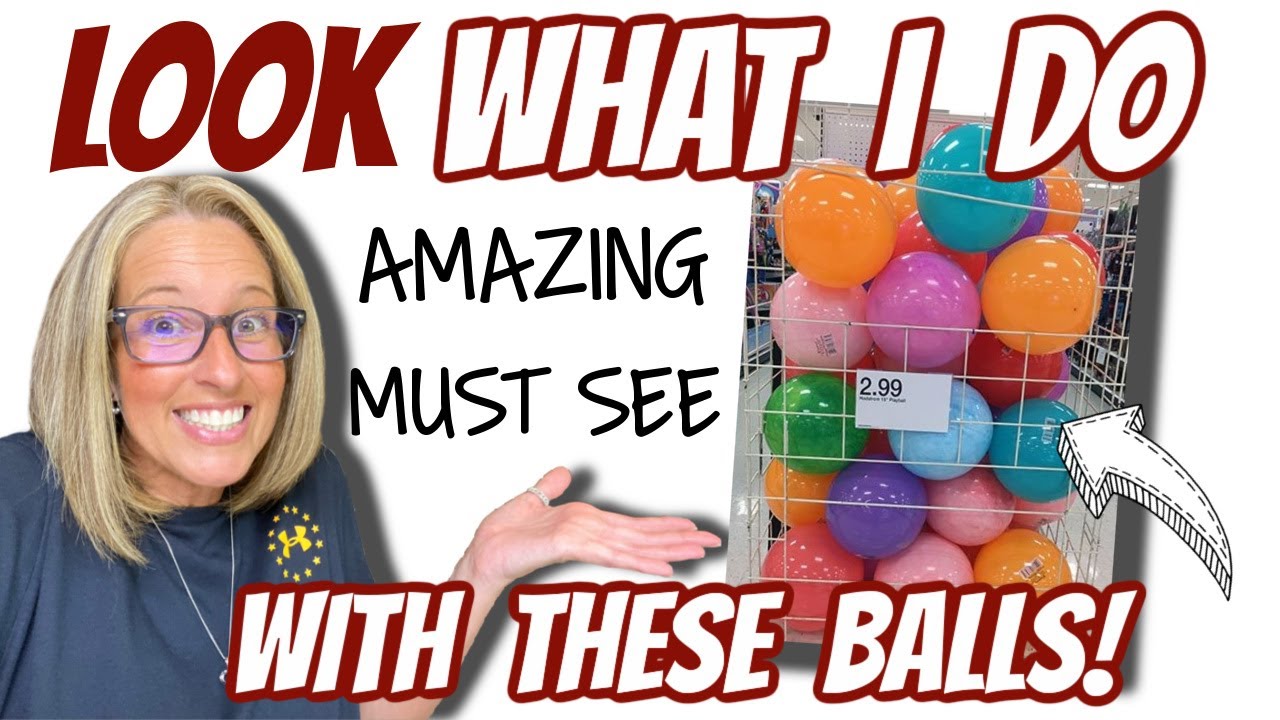 LOOK what I do with these BALLS | AMAZING MUST SEE DIY - YouTube