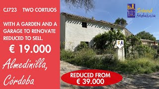 Just 19K for 2 Cortijos with Land, to renovate, Properties for sale in Spain inland Andalucia CJ723