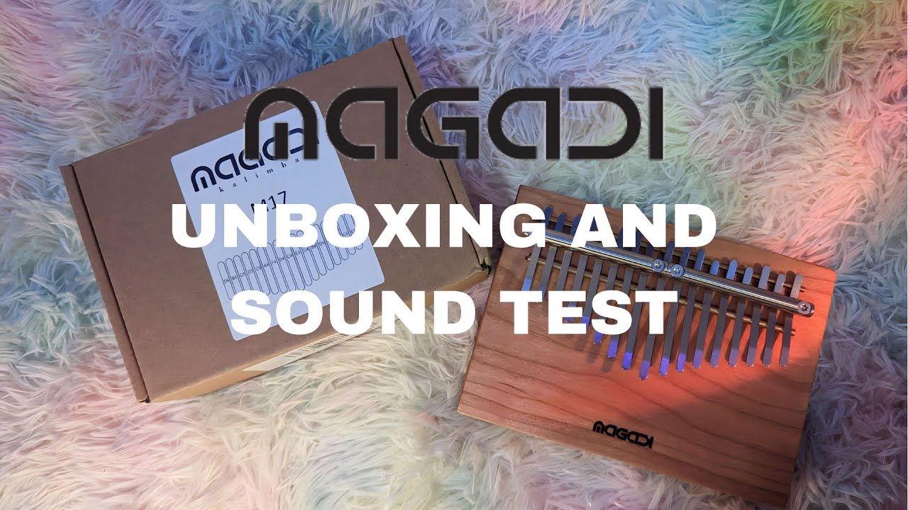 MAGADI M17 KALIMBA | unboxing and sound test - YouTube