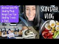 SUNDAY VLOG - Weight Loss Tips, Workout with Me, Healthy Meals, Healthy Treats, the Bubs and more...