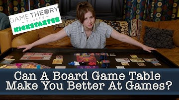 Will a Table Make You Better At Games? | Game Theory Tables Board Game Coffee Table Overview