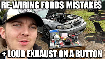 My LS Swapped Mustang is now the LOUDEST car I own!! *Exhaust Cutouts* + How To Wire your Car!