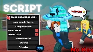 Steal a Brainrot Script GUI | FLY NOCLIP INSTANT STEAL INFINITE CASH *ΝΟ ΚΕΥ*