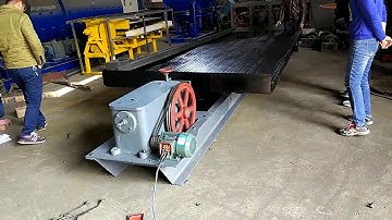 shaking table running testing in factory -JXSC