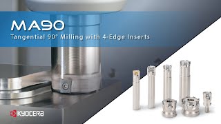 High Efficiency Milling with MA90 Tangential Cutters