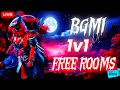 🛑 Unlimited free custom room 😍 | Bgmi custom room live | 1v1 tdm live 🔥 #bgmi #pubgmobile #1v1tdm