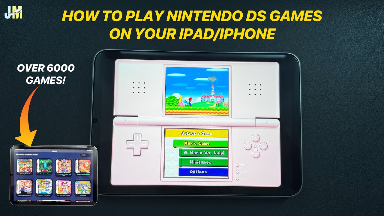 dsipad How to Play Nintendo DS Games on your iPad/iPhone!