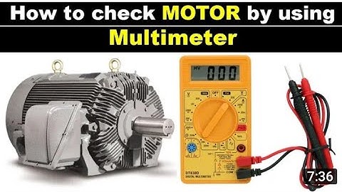 How to check 3 - Phase Induction Motor winding. Motor winding kaise check kare.