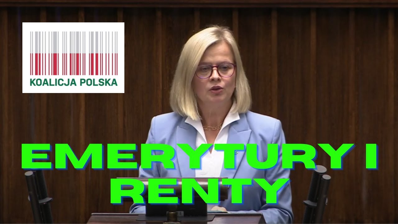 Bożena Żelazowska o emeryturach i rentach YouTube