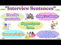 "100 English Sentences for Job Interviews | Speak Fluently & Get the Job!"