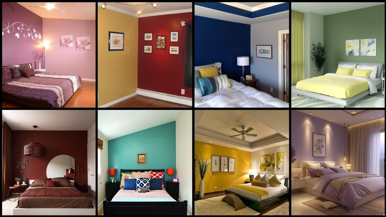 Latest Wall Colors Ideas For BedRoom Wall Painting Color Combination