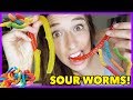Making Sour Gummy Worms!