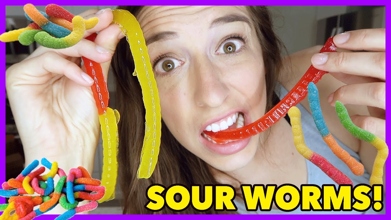 Making Sour Gummy Worms!