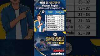 WBSSC Group D 100% Cut Off? 😱 এ কি শুনলাম! | WBSSC Group D Western Region Male Cut Off