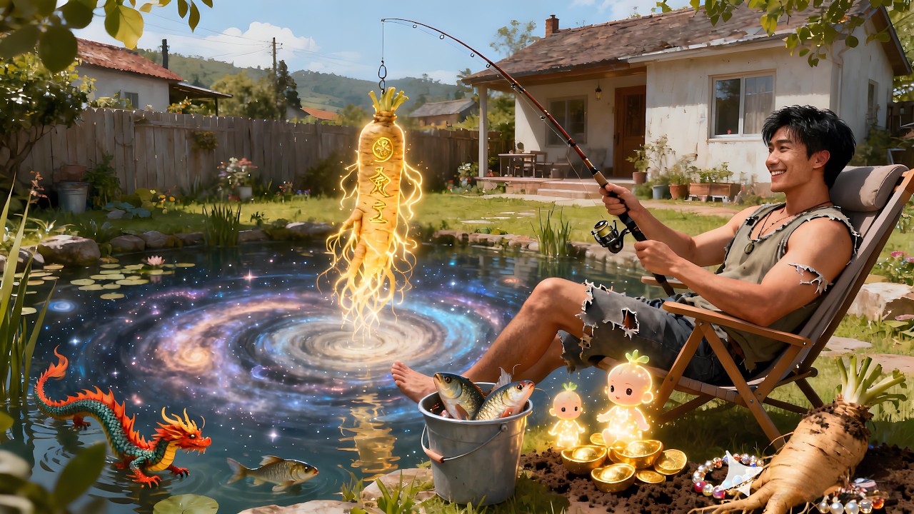 【完結】🔥千年人參隨手可得？我靠神奇魚竿發家致富