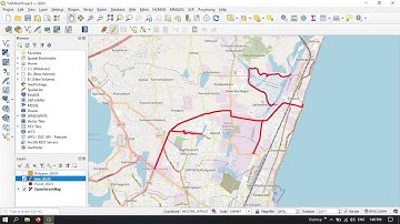 QGIS Tutorials 17: Creating Line data in QGIS | Digitizing | QGIS Beginners