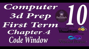 حاسب الى الصف الثالث الاعدداى ترم اول لــغــات 2020 - Chapter.4 - Code Window