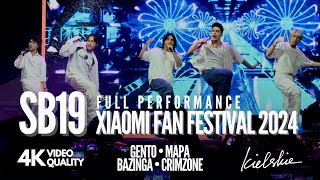 SB19 FULL PERFORMANCE at Xiaomi Fan Festival 2024 | 4K Quality
