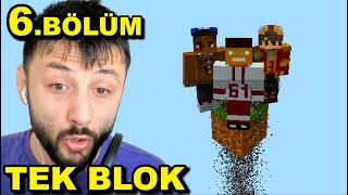 Ekiple Tek Blok Mi̇necraft Skyblock 6Bölüm