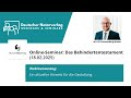 Behindertentestament: Ein aktueller Hinweis für die Gestaltung