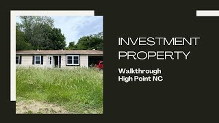 Prime Investment Property | 1224 Rogar St, High Point, NC | 3 Bd, 1 Ba, 1,632 Sq Ft.