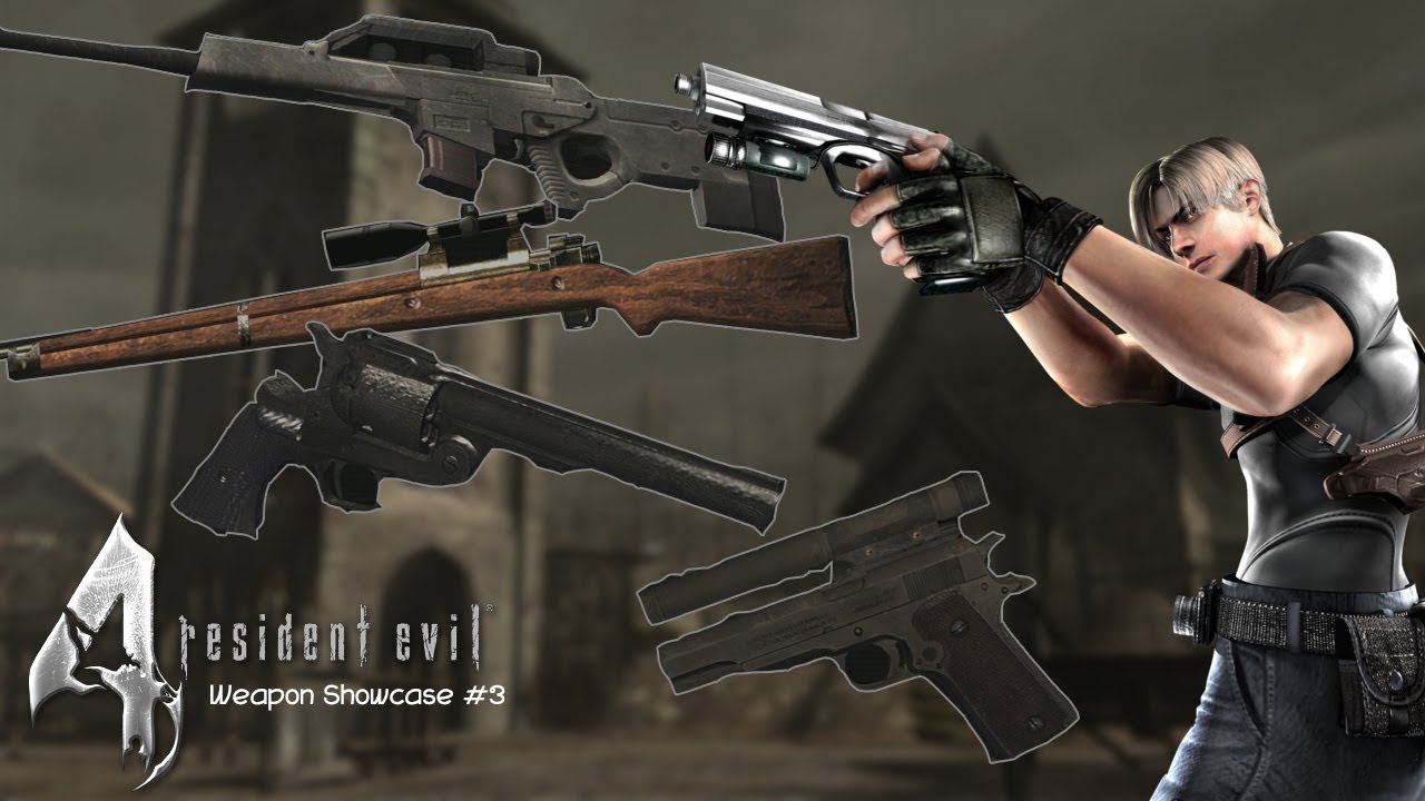 Звук перезарядки оружия. Resident Evil 4 оружие. Оружие из Resident Evil 4. Resident Evil 4 Remake оружие. Оружие Resident Evil 4 VR.