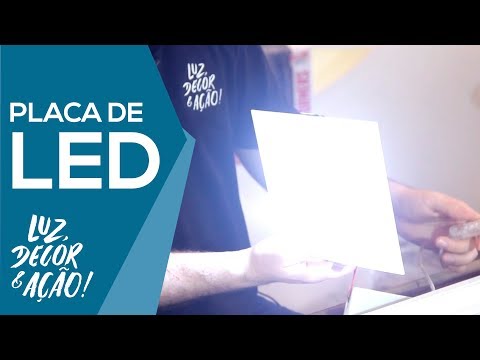 Vídeo: Painel De Luz: Painel De Parede Com Iluminação LED, Painel Decorativo 