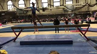 Maeya S. - Level 9 - Beam-  Gotham Gymnastics - Brestyan's Invitational 2020