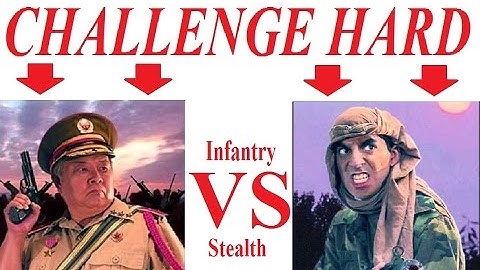 🔴 C&C Generals Zero Hour - Challenge Hard - 2 - Infantry vs Stealth 🔴