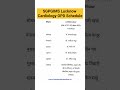 SGPGIMS Lucknow Cardiology OPD Schedule | PGI Lucknow Cardiology OPD Doctors List #shorts
