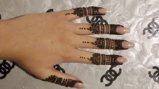 Finger Henna Design