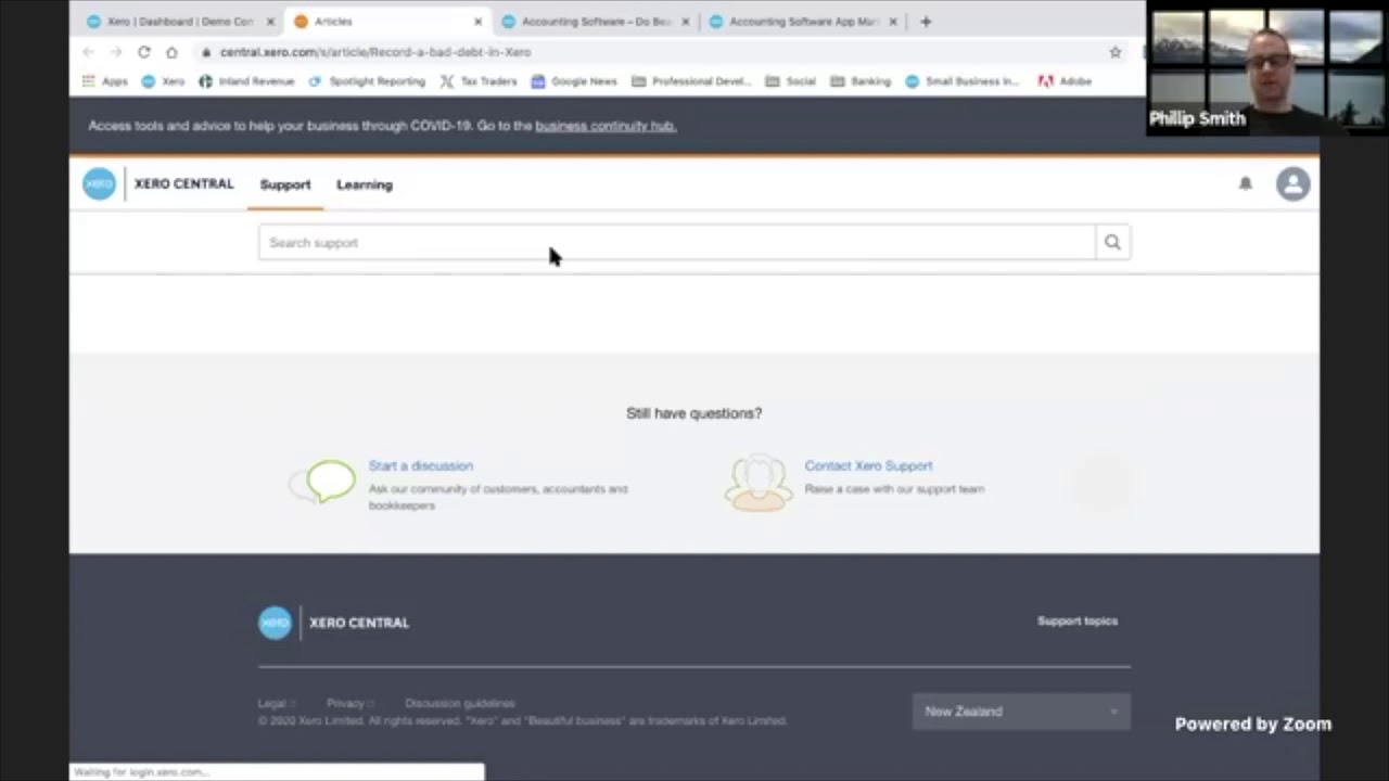 Navigating Help & Recording Bad Debt and Prepayment in Xero YouTube