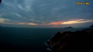 2017最後一個日出在鶴咀海岸 及 2018第一個日出在后海灣