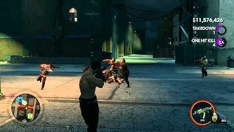 Saints Row The Third ZOmbie Attack(With me)