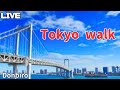 [東京散歩]浅草から、レインボーブリッジを渡って新橋まで歩く✨[Tokyo Walk] Walk from Asakusa across the Rainbow Bridge to Shimbashi