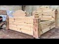 Amazing designs worth seeing by asia carpenters  build a bed perfect unique from rudimentary wood