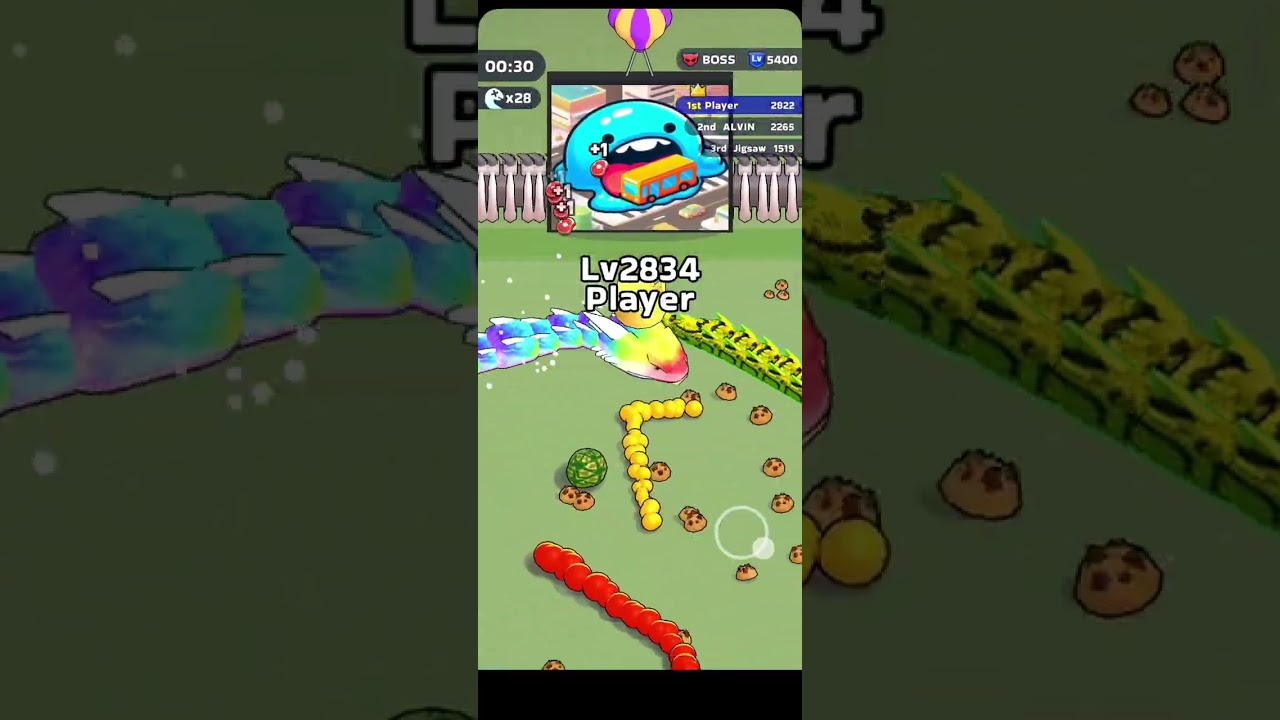 #SNAKE CLASH gameplay(Android, IOS) 