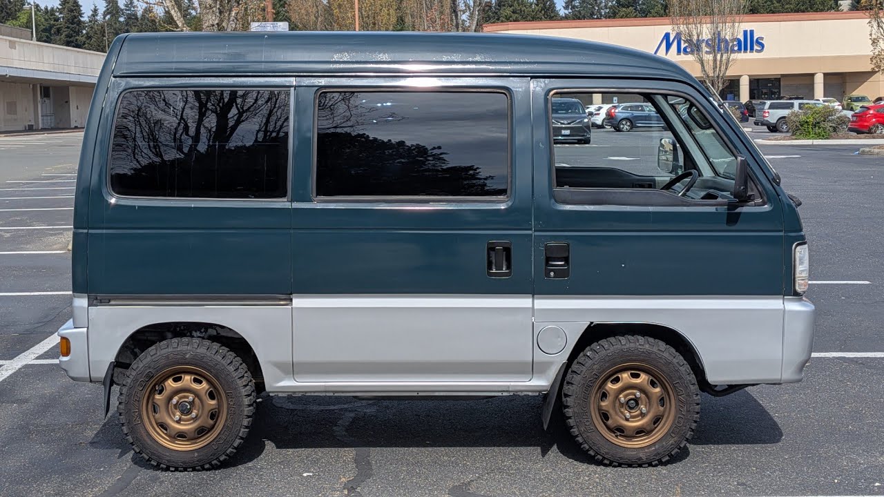 1997 Honda Street 4x4 Kei Van WALKAROUND - YouTube