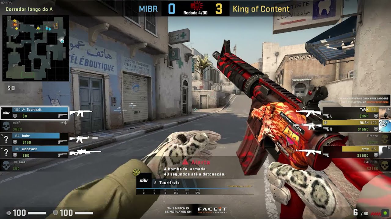 Pov csgo demo Tuurtle (26/8) MIBR vs Kings of Content - Dust2 (IBUYPOWER Mythic Masters 13/11/2021)