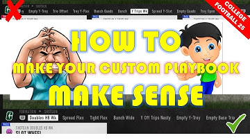 College Football 25 | How to Make Your Custom Playbook Make Sense