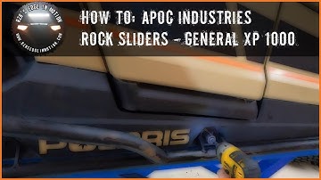 General XP 1000 Rock Sliders How To (also RZR)