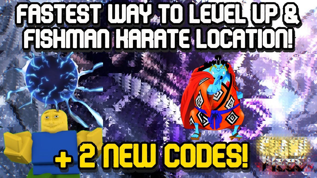(UPDATE 2) How To Solo Level To Max & Fishman Karate Location (2 NEW CODES)! Grand Piece